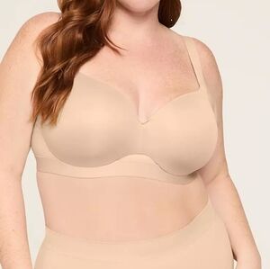 Cacique Comfort Bliss Lightly Lined Balconette Nude Bra Size 36J